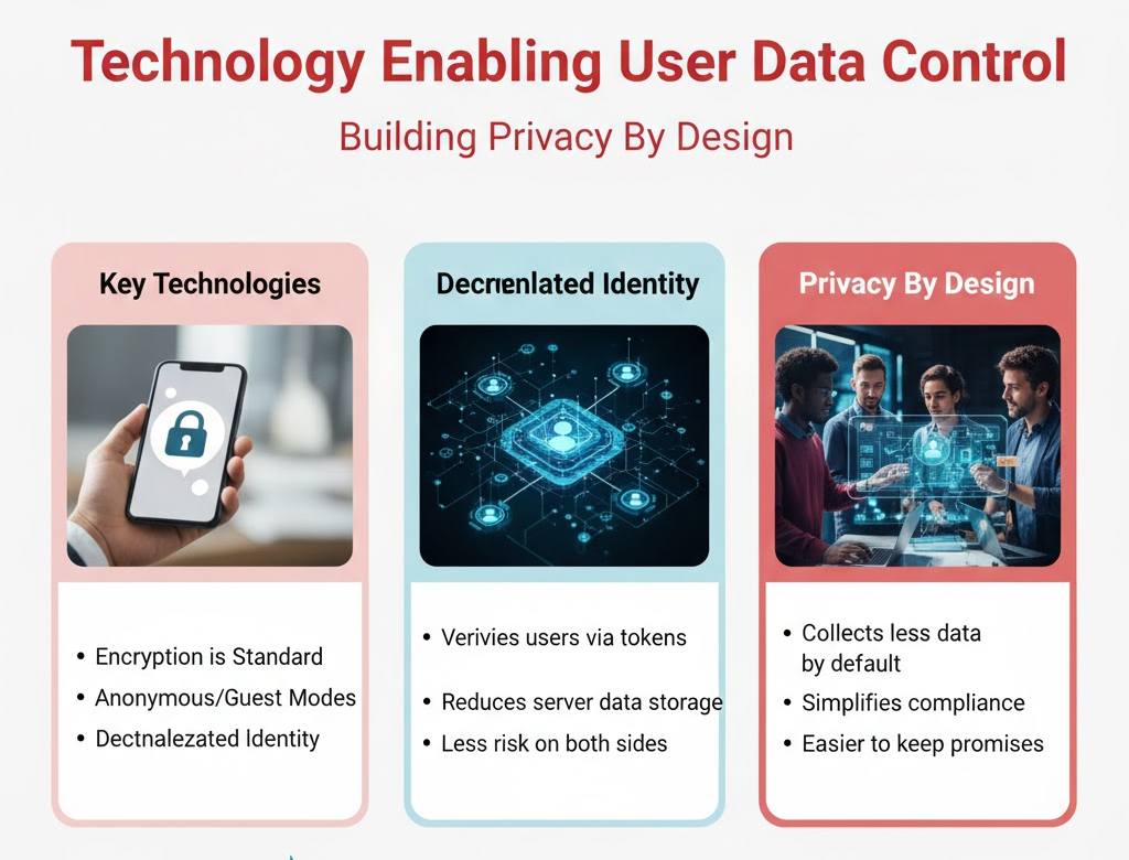 Technology Enabling User Data Control