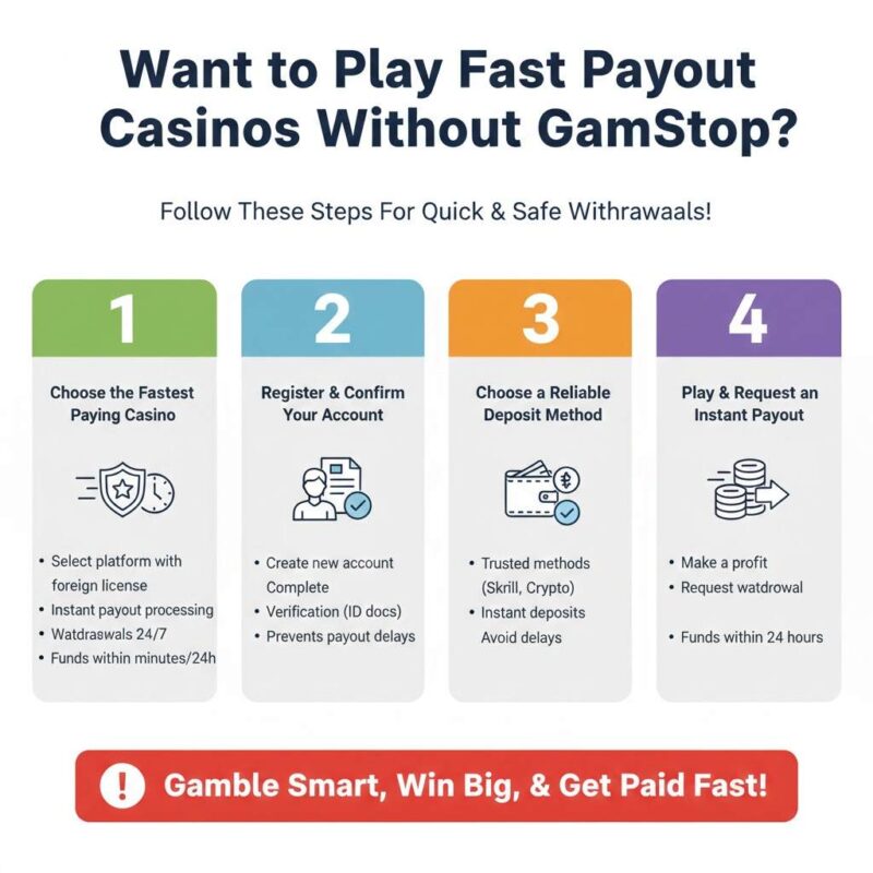 Want to Play Fast Payout Casinos Without GamStop_ Follow These Steps