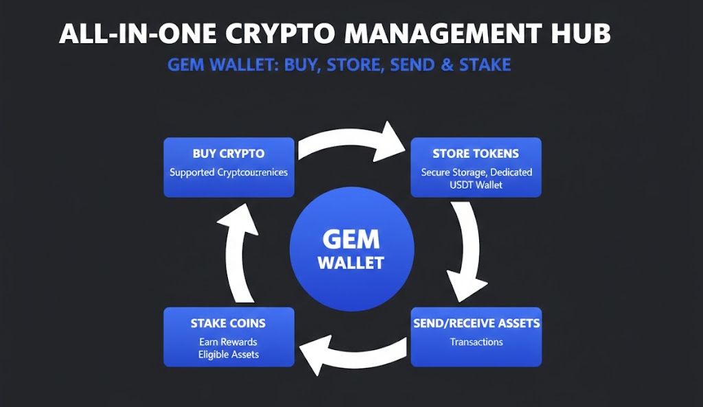 Buy, Store, Send, and Stake Crypto From One Interface