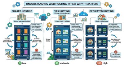 Shared vs VPS vs Dedicated Hosting: A Clear Comparison for Non-Technical Users
