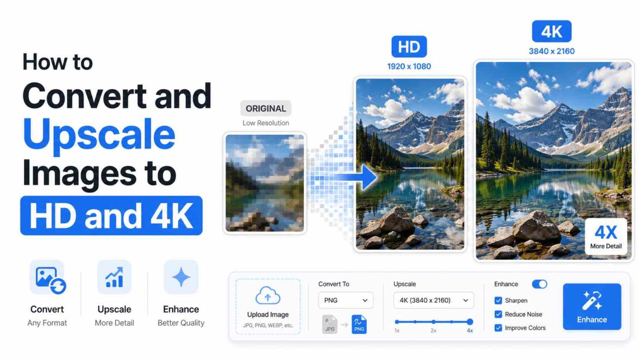 How to Convert and Upscale Images to HD and 4K