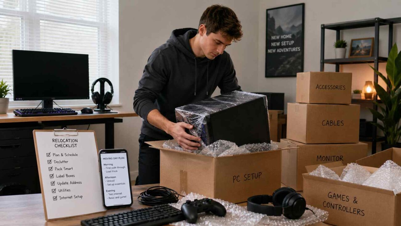 Practical Ways Gamers Can Simplify a Major Relocation