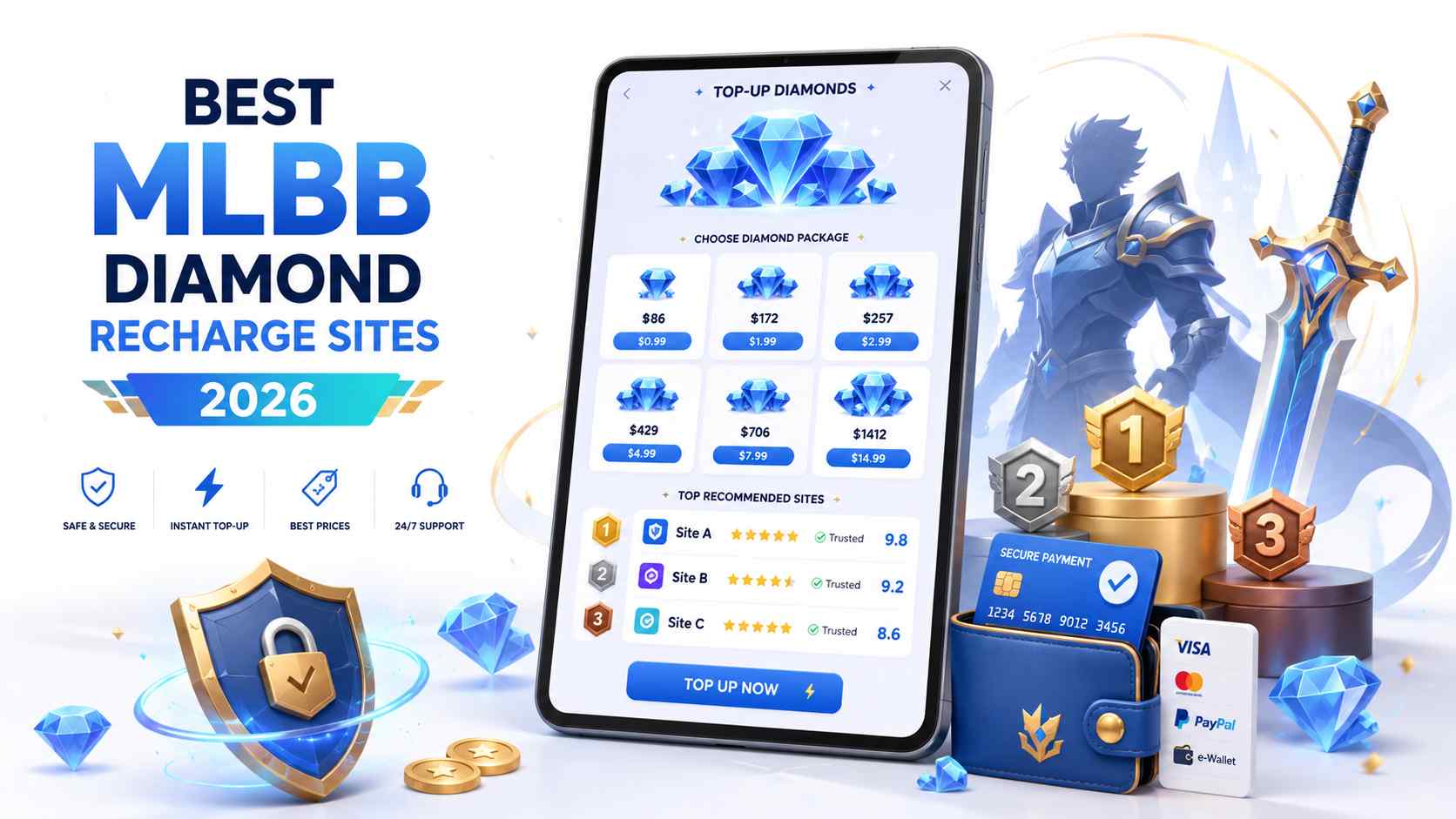 Best MLBB Diamond Recharge Sites In 2026: Platforms Ranked