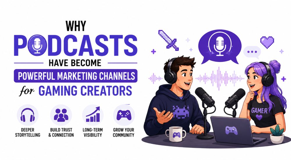 Why Podcasts Have Become Powerful Marketing Channels for Gaming Creators